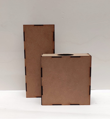 020 CM Conjunto de 2 portavelas DM