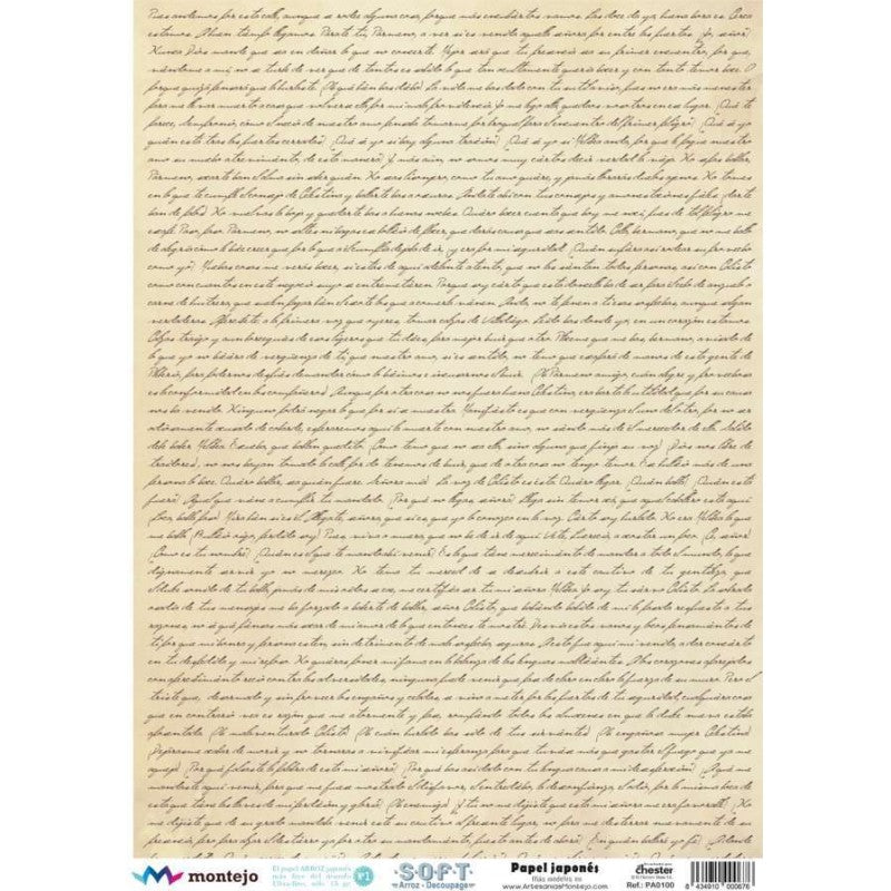 SPA0100 Papel de Arroz Japonés SOFT A3.CADENCE