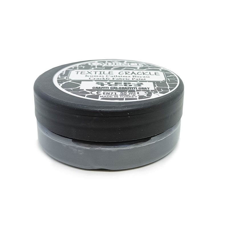 TC03 Craquelador textil (PASO 2 - GRAFFITI GRAY) 50ml CADENCE