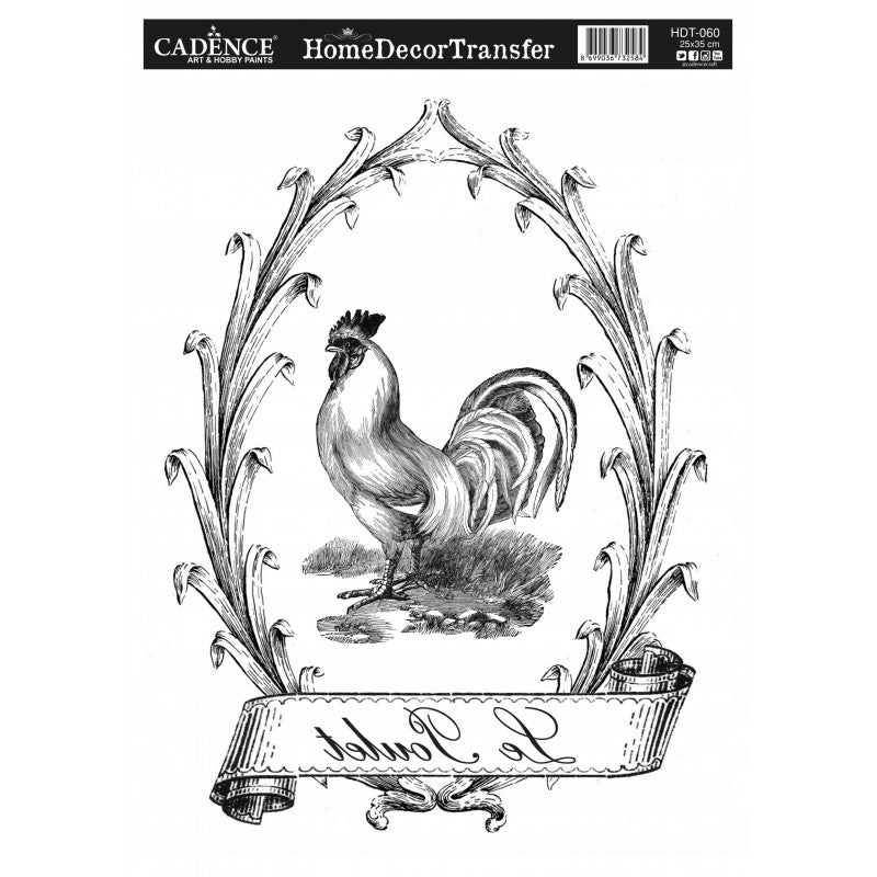 HDT060 Transfer HOME DECOR Le Poulet