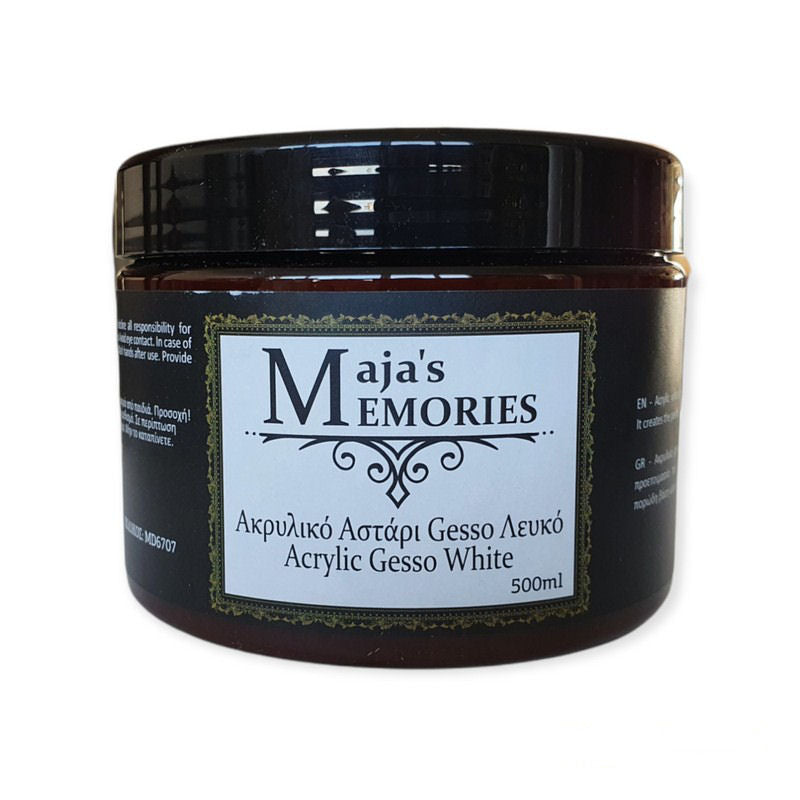 MD6707 Base acrílica Gesso White Maja's Memories, 300ml