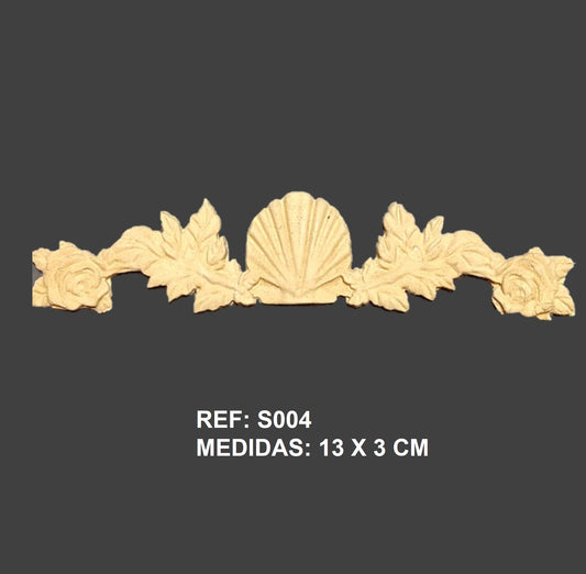 S004   Talla decorativa de madera flexible